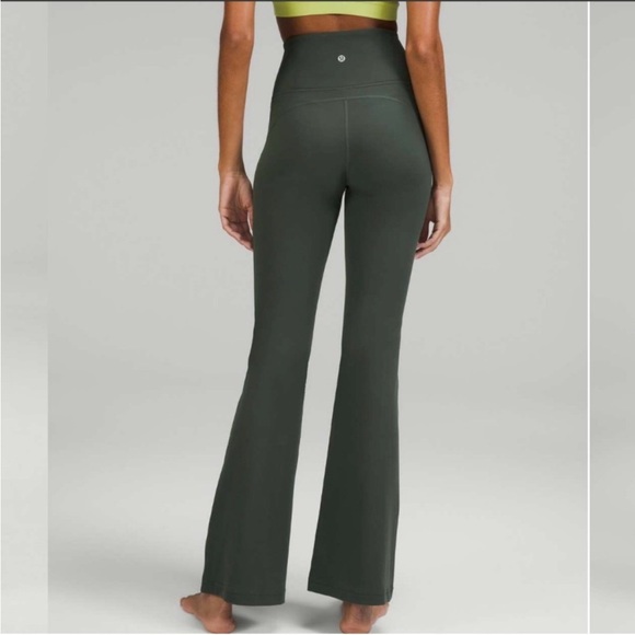 lululemon athletica Pants - Groove Super-High-Rise Flared Pant Smoked Spruce